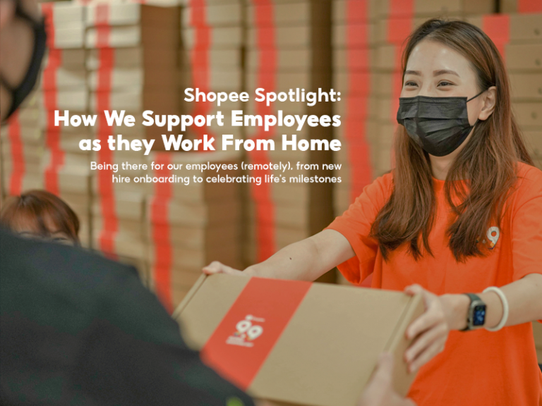 Cover photo for #ShopeeSpotlight: How We Support Employees as they WFH