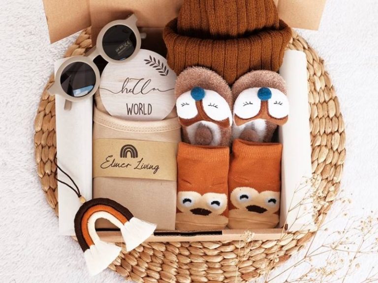 best baby shower gift idea hamper newborn