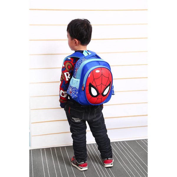 3d spiderman backpack for boys hardcase