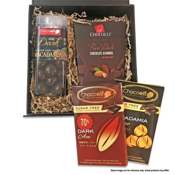 CHOCOELF Classic Dark Chocolate Chirstmas Hamper best christmas gift idea 2022 singapore