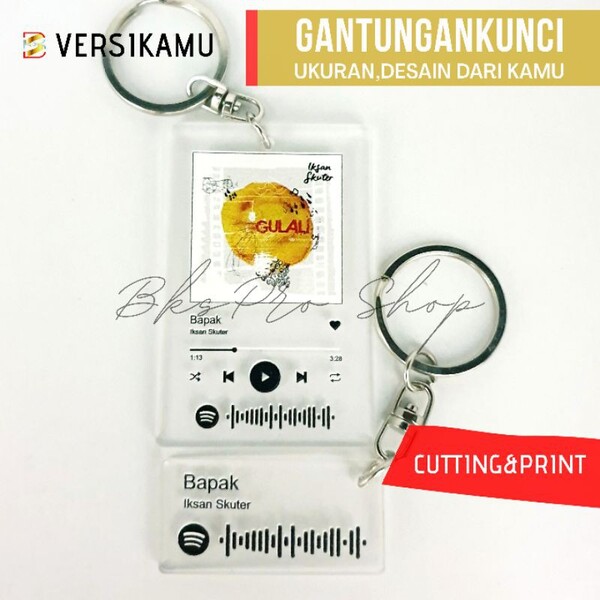 Personalised Spotify Keychain best christmas gift idea 2022 singapore