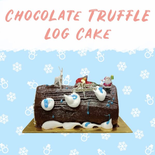 best christmas log cakes singapore chocolate truffle snack&cafe 