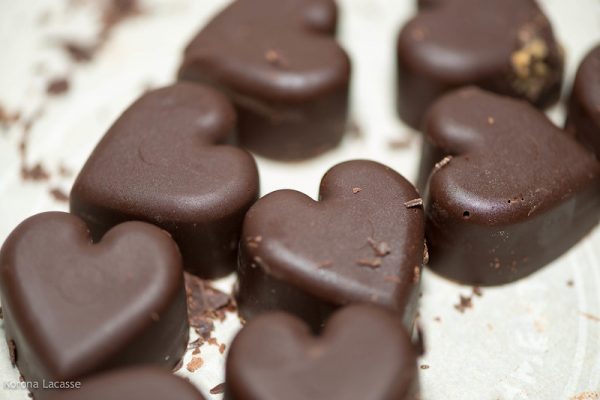 chocolate hearts for valentines day gift