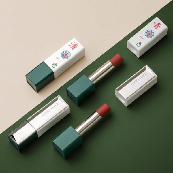chioture mahjong lipstick collection qing yi se