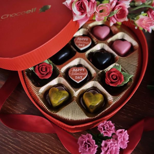 Valentine's Day Heart Gift Box of Assorted Chocolates