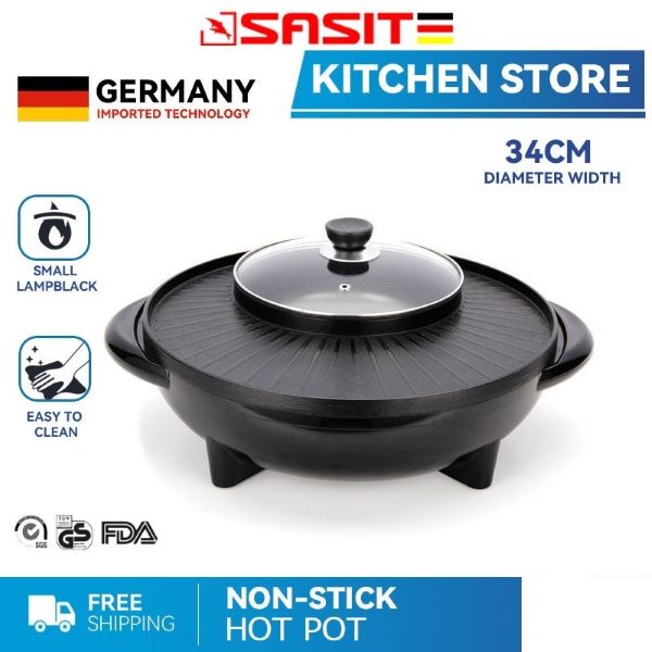 Sasit 2-in-1 hotpot and grill