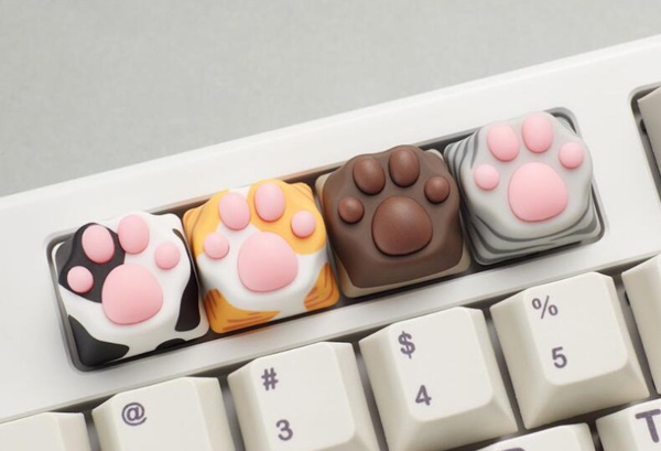 cat paw types of keycap