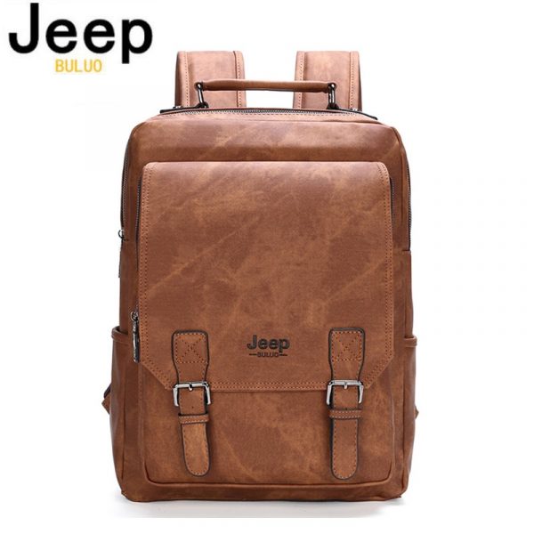 Jeep Buluo Leather Backpack