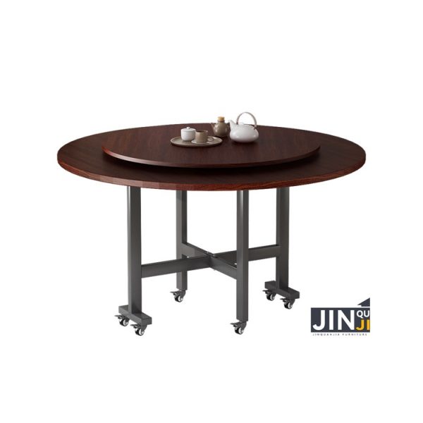 JINQUANJIA Large Round Dining Table
