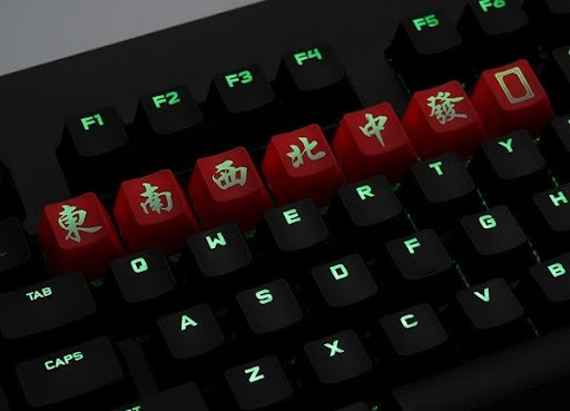 mahjong types of keycap