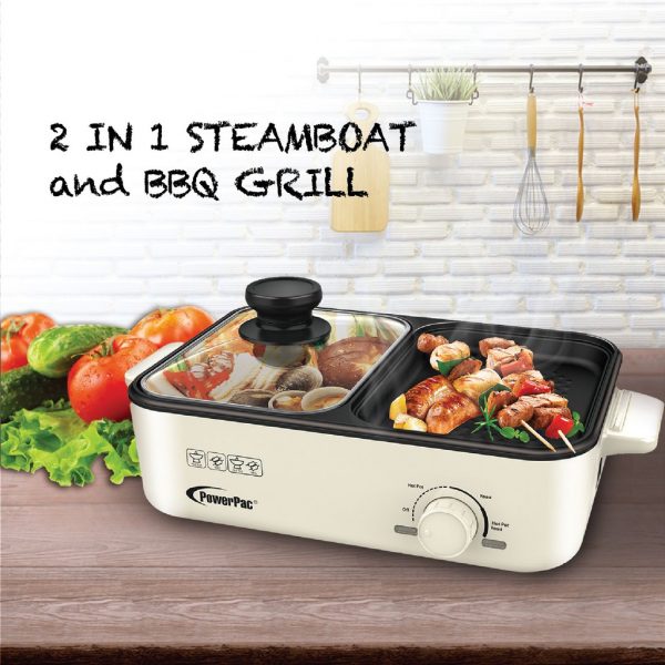 PowerPac Steamboat with BBQ Grill