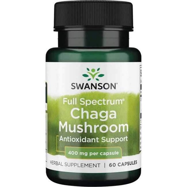 swanson chaga mushroom capsule supplement