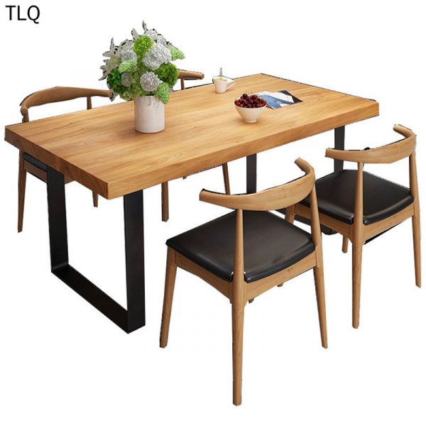 TLQ Solid Wood Dining Table
