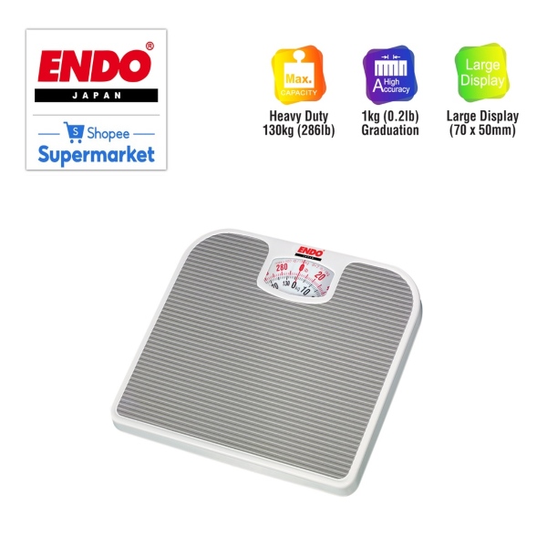 Endo Mechanical Bathroom Body Scale best singapore non-slip surface