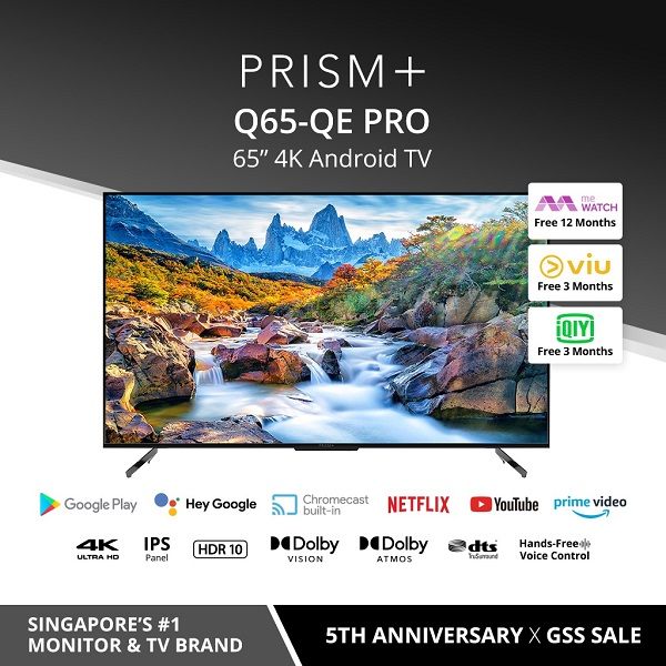 PRISM+ Q65 PRO Smart TV