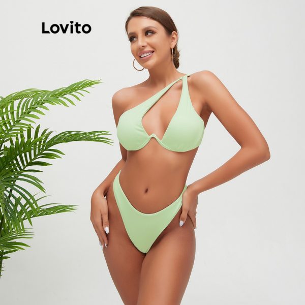 lovito boho plain ring ribknit bikini type of swimsuit best brand