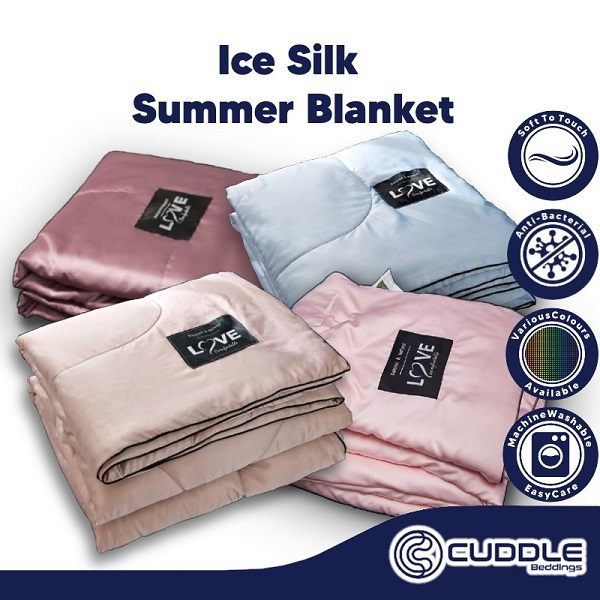 Cooling Ice Silk Summer Blanket