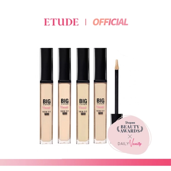 ETUDE Big Cover Skin Fit Concealer Pro - best concealers for asian skin