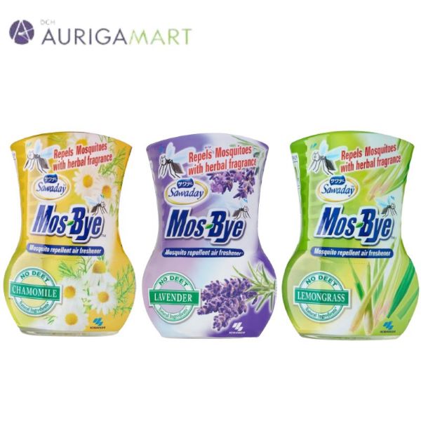 sawaday mosbye air fresheners in chamomile, lavender, and lemongrass