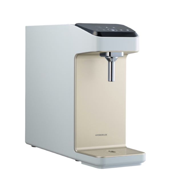 Hydroflux H2300 Home Water Purifier in champagne gold