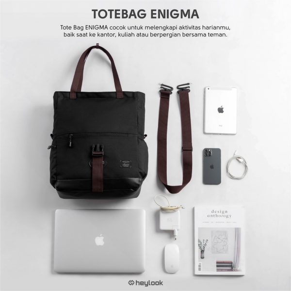 Heylook Official Tote Bag Enigma Work Men