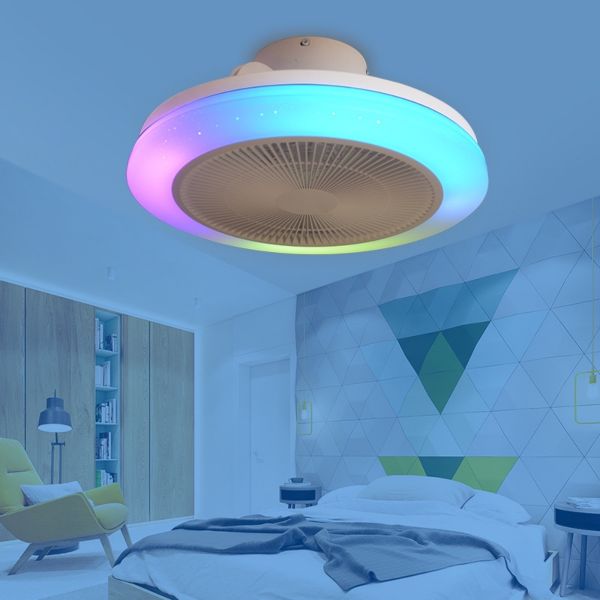 Modern RGB Ceiling Fan