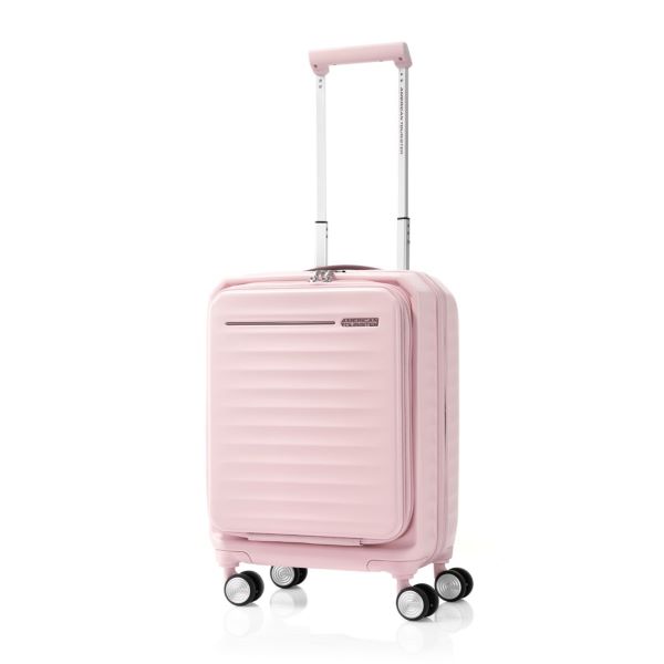 pastel pink american tourister frontec spinner luggage best luggage singapore