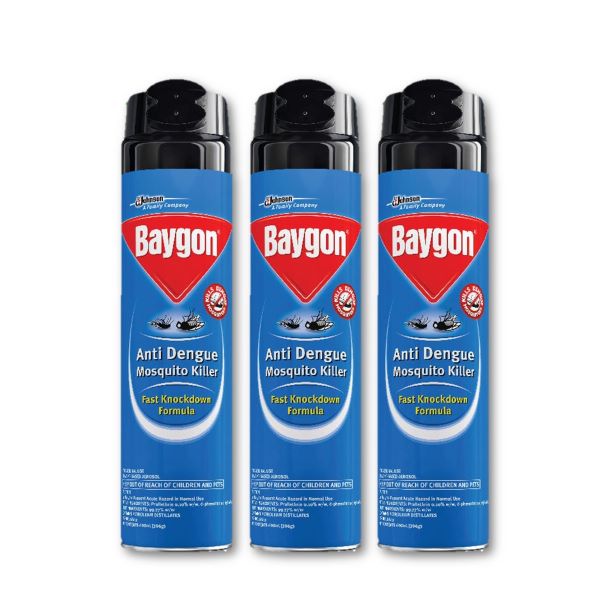 baygon anti dengue mosquito killer aerosol spray