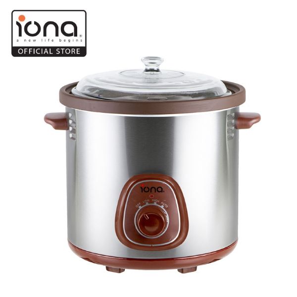 IONA Purple Clay Auto Slow Cooker with Double Boiler best slow cooker singapore