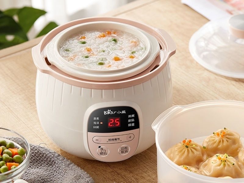best slow cookers singapore bear slow cooker with porridge inside