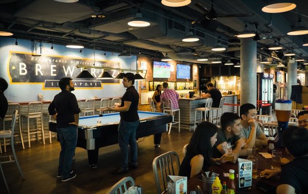 Brewerkz - best sports bars singapore