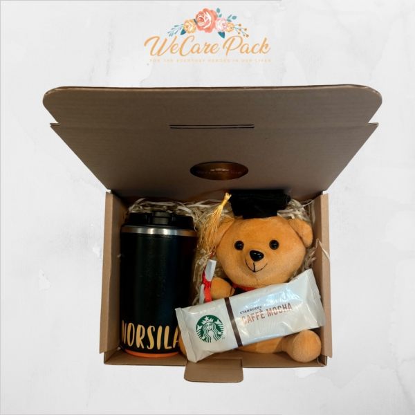Graduation Bear Coffee Tumbler Gift Set graduation gift ideas