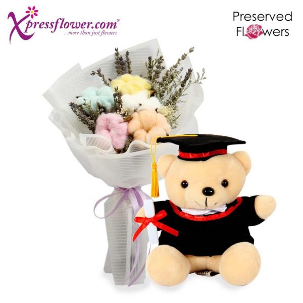 Graduation Bear Flower Bouquet graduation gift ideas
