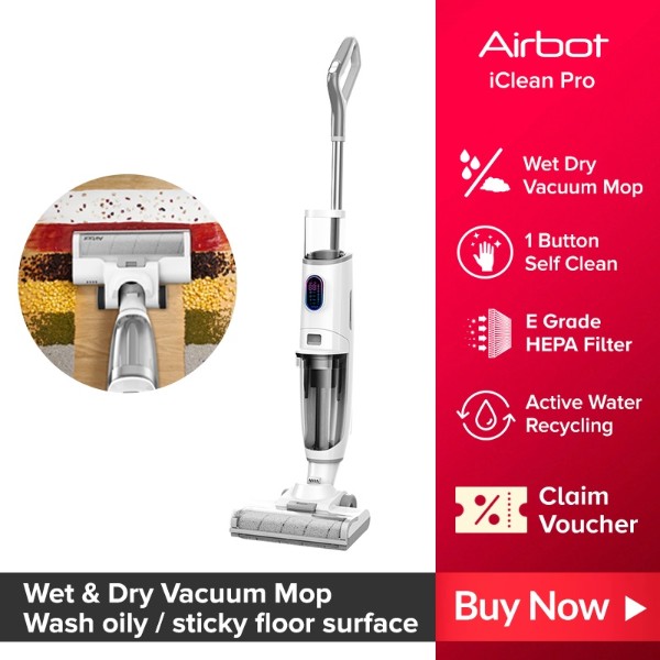 Airbot iClean PRO Wet Dry Cordless Vacuum Cleaner