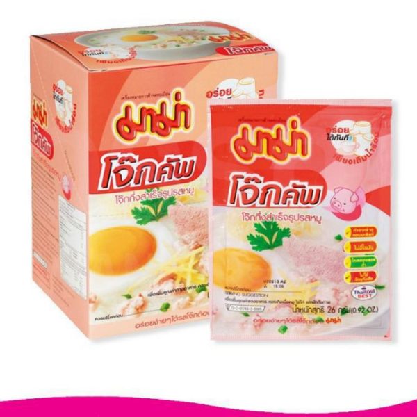 mama instant pork rice porridge best thai snacks