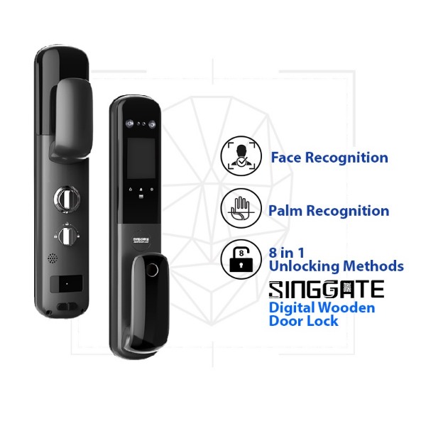 singgate facial recognition lock best digital smart door lock singapore