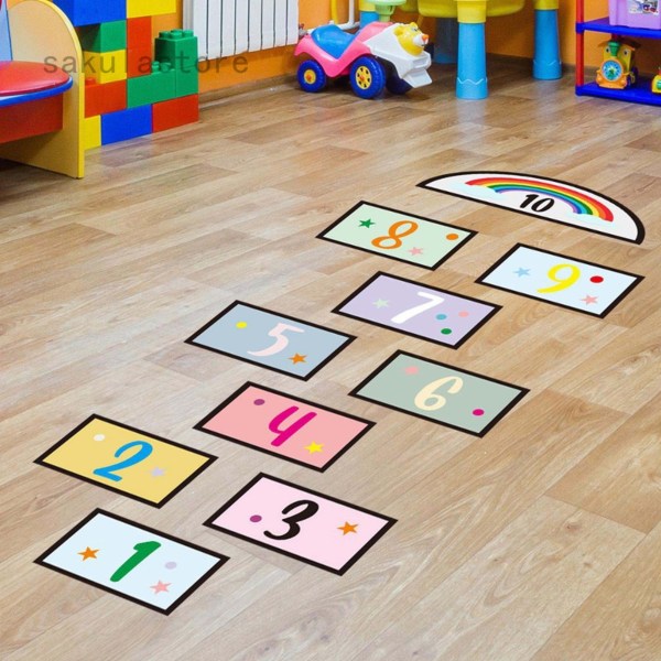 singapore traditional games hopscotch sticker