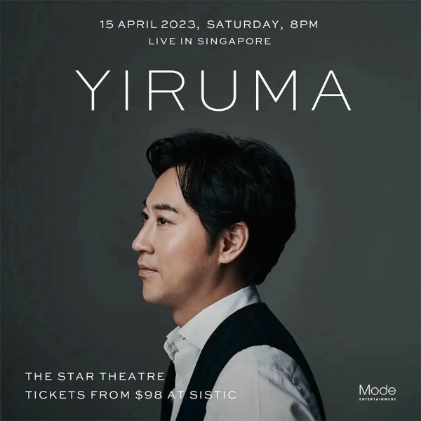 upcoming concerts singapore 2023 Yiruma