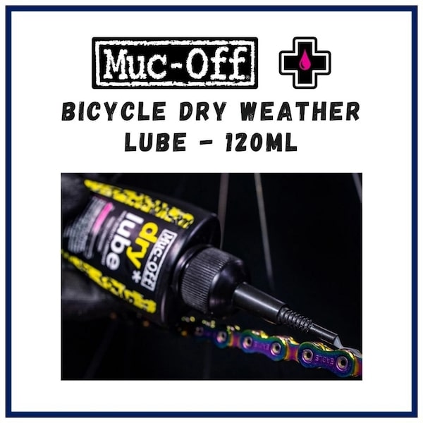 muc-off bicycle dry weather lube how to clean bicycle chain