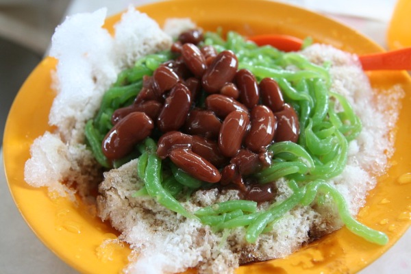 how to make chendol red bean topping
