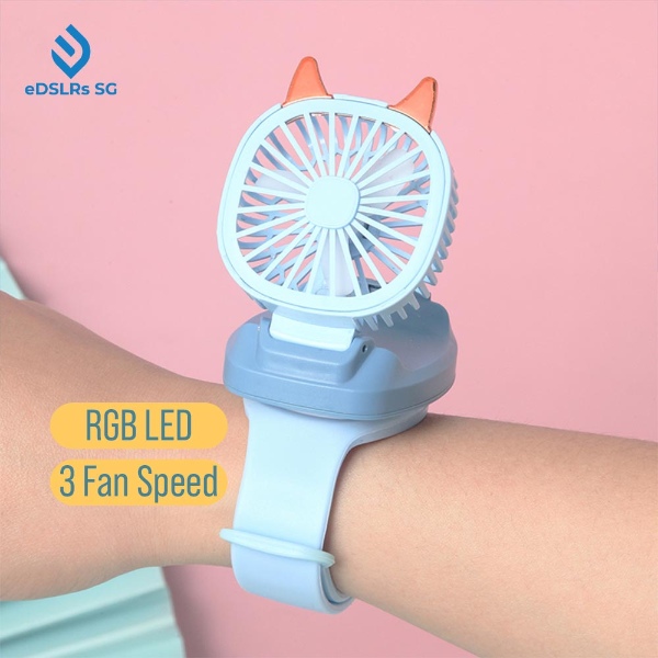 best portable fan singapore eDSLRs USB Wrist Watch Fan