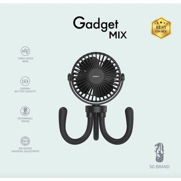 Gadget Mix Octopus Portable Stroller Fan