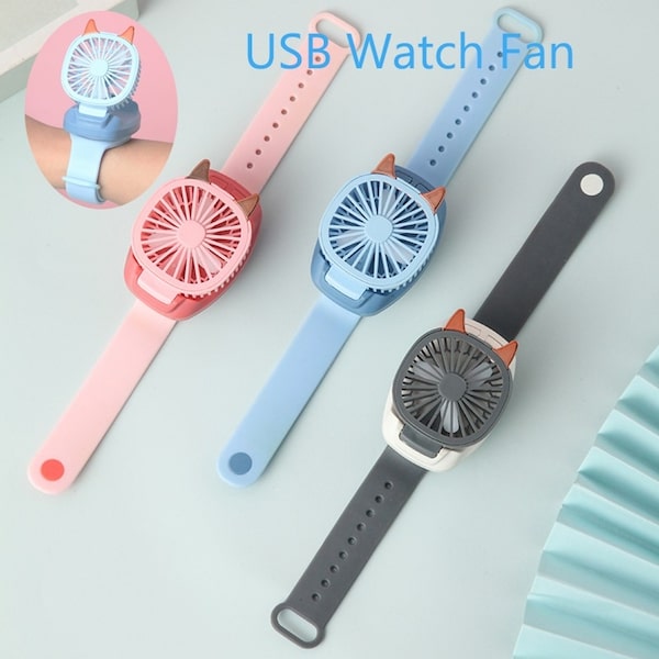Portable USB Watch Fan