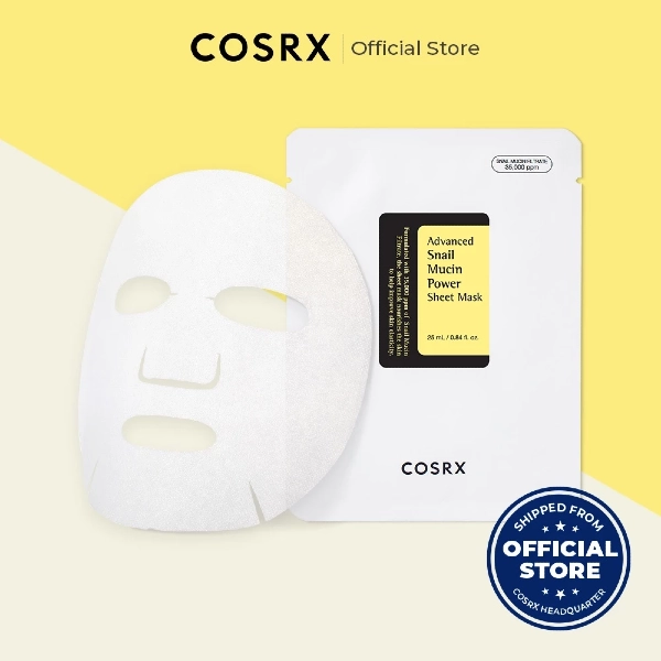 Cosrx Advanced Snail Mucin Power Sheet Mask - best korean face mask