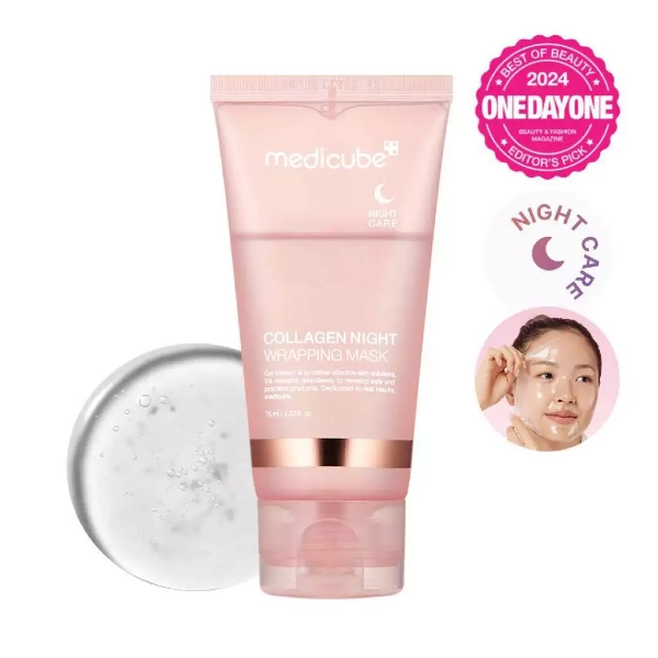 Medicube Collagen Overnight Peel Off Facial Mask - best korean face mask