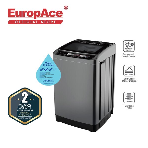 EuropAce Top Load Washing Machine ETW 7100V best washing machine singapore 2022