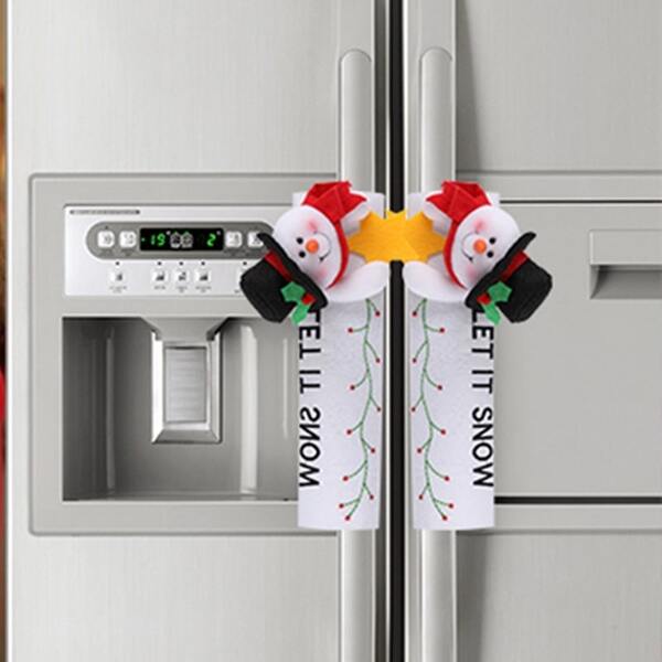 Ossayi Christmas Refrigerator Door Knob Covers