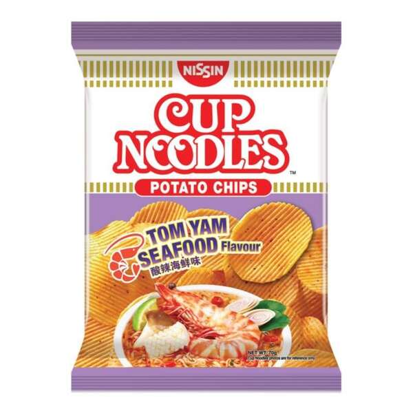 best potato chips in singapore- nissin Tom Yam Seafood Potato Chips