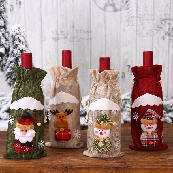 Christmas Wine Bottle Covers decoration in singapore
