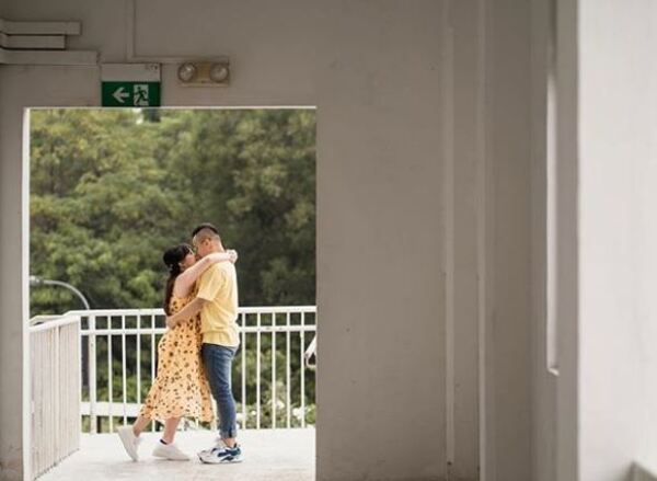 Gillman Barracks pre-wedding photoshoot location singapore